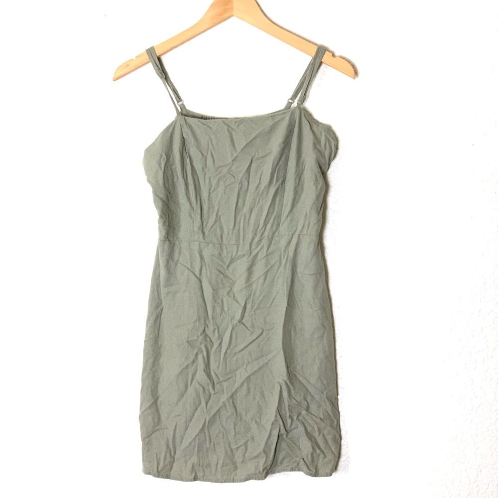 Cotton On | Green spaghetti strap mini dress size small